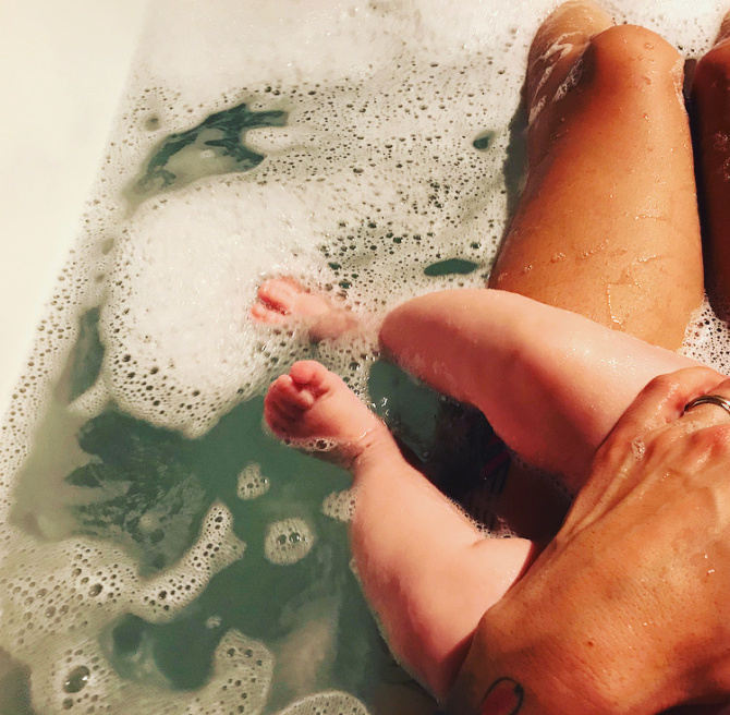 Baby’s first bath with GP, Dr Stephanie Ooi.