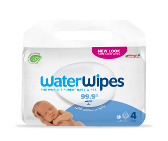 WaterWipes Biodegradable Original Baby Wipes (240 Total Wipes)
