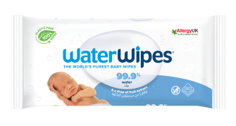 WaterWipes Biodegradable Original Baby Wipes (60 Total Wipes)