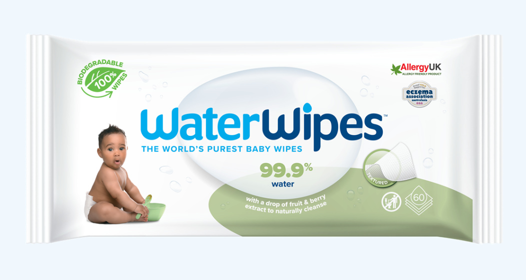 WaterWipes for Weaning 60 pack