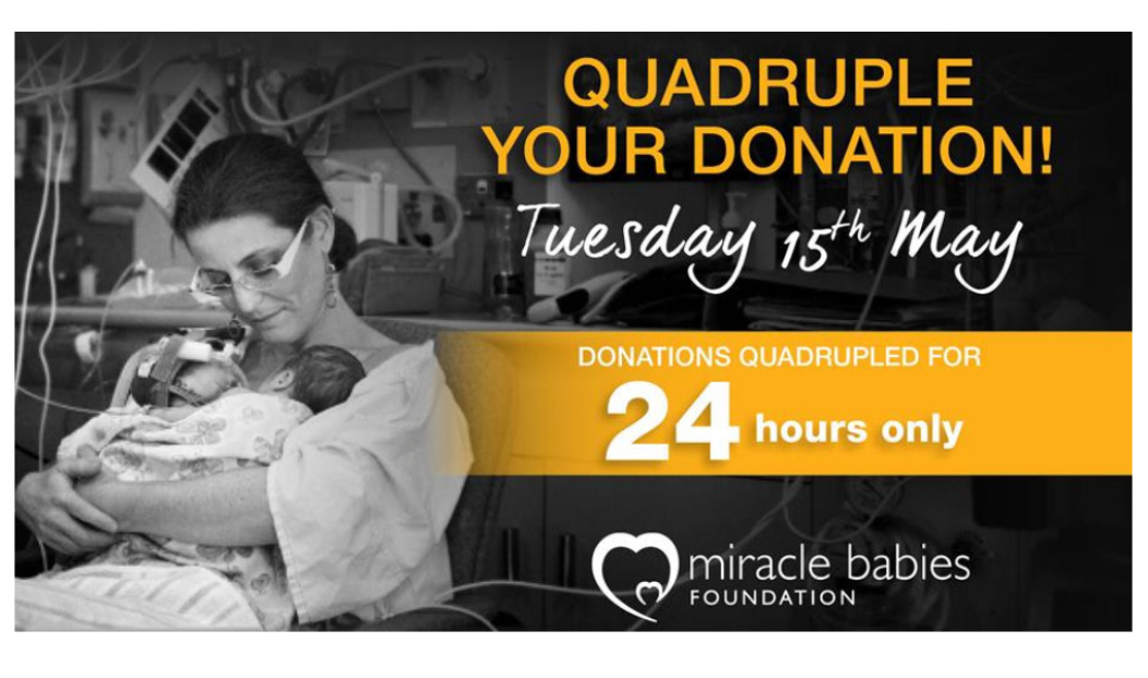 Quadruple your donation