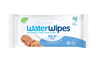 Lingettes à l'eau WaterWipes 100% d'origine végétale
