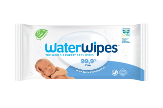 Lingettes à l'eau WaterWipes 100% d'origine végétale