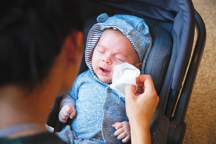 Oral thrush in baby