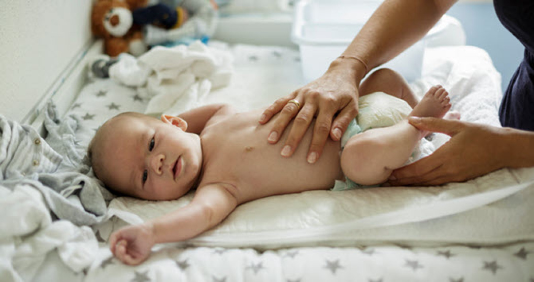 where to change baby's diaper at home