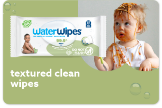 WaterWipes® Textured Clean Baby Wipes