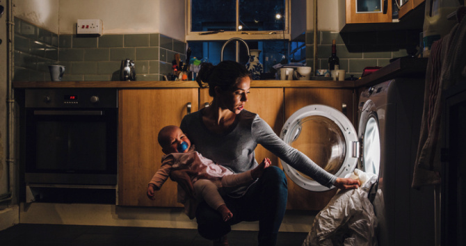 divide the load: shared parental leave & family life with a new baby.