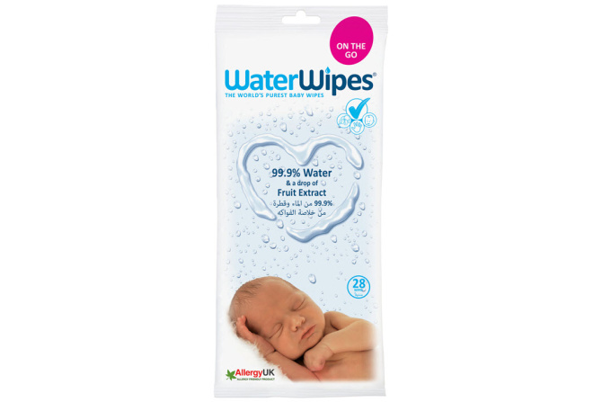 Waterwipes Natural Baby Nappy Wipes Chemical Free for Sensitive Skin Pure Water 