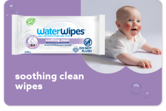 WaterWipes Soothing Clean Wipes