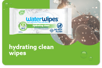 WaterWipes Hydrating Clean Wipes