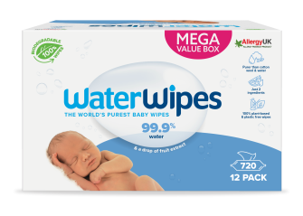 WaterWipes Biodegradable Original Baby Wipes (720 Total Wipes)