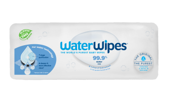 WaterWipes Biodegradable Original Baby Wipes (240 Total Wipes)