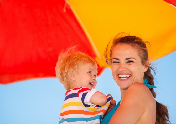 summer and baby's skin - how to keep baby cool this summer