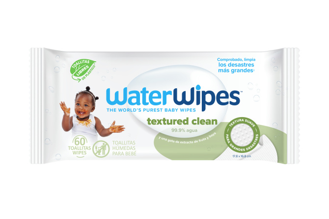 WaterWipes Toallitas Húmedas Texturizadas para Bebés 60pk