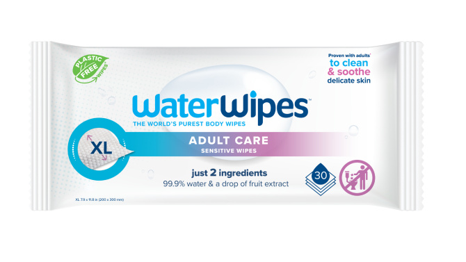 WaterWipes Sensitive Hygiene Adult Care Wipes