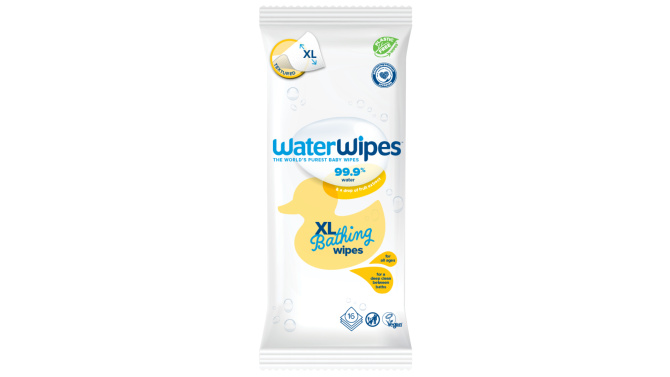 WaterWipes Nose To Toes Bathing Wipes pack image