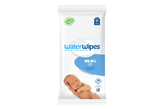 Pack Of 6 Dermah2O Dermah20 Water Wipes Worlds Purest Baby Wipes 60S 