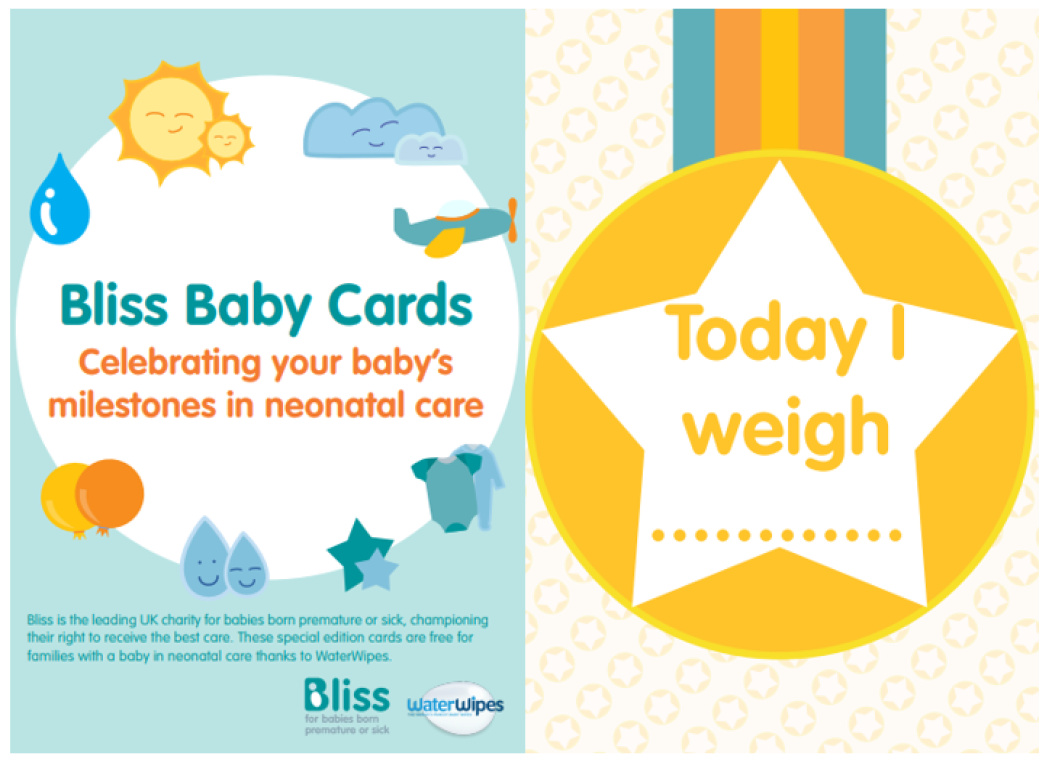 Bliss Baby Milestone Card